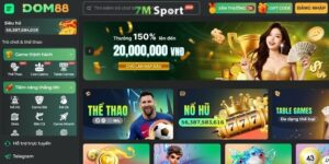 DOM88 - Có uy tín không? Review chi tiết tại 7M 7m 4 Nhà cái DOM88 - Sân chơi cá cược trực tuyến rất được ưa chuộng